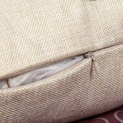 Fronha decorativa de algodão - estampa âncora / leme - 45 * 45cm