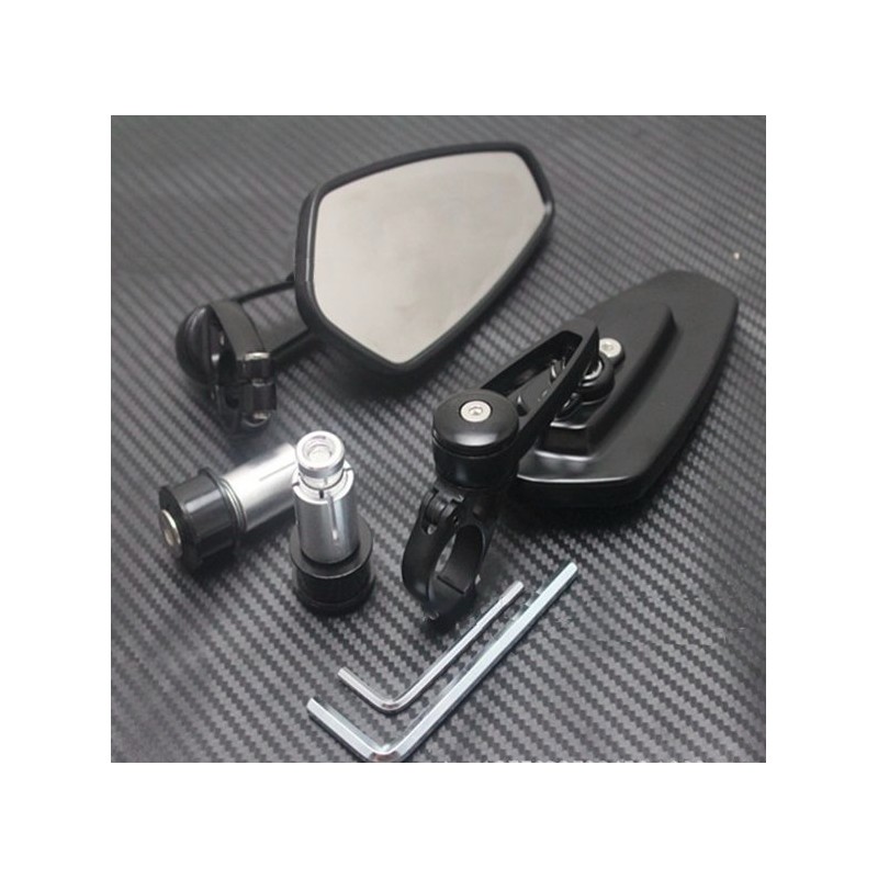 Universal aluminum motorcycle bar-end mirrorsMirrors