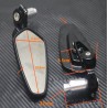 Universal aluminum motorcycle bar-end mirrorsMirrors