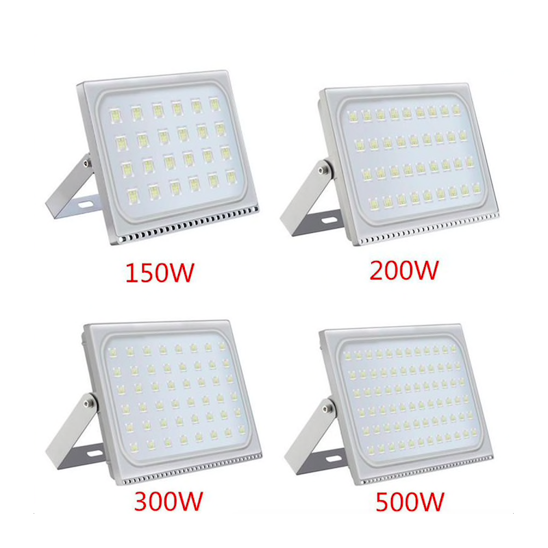 Holofote LED - refletor - ultrafino - à prova d'água IP65 - 150W - 200W - 500W - 110V / 220V