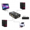 Comutador KVM - divisor - 2 portas - USB 2.0 - 1920*1440 VGA SVGA