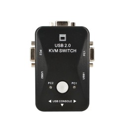 KVM switcher - splitter - 2 port - USB 2.0 - 1920*1440 VGA SVGACables