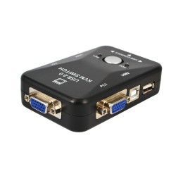 KVM switcher - splitter - 2 port - USB 2.0 - 1920*1440 VGA SVGACables