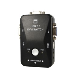 KVM switcher - splitter - 2 port - USB 2.0 - 1920*1440 VGA SVGACables