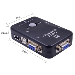 KVM switcher - splitter - 2 port - USB 2.0 - 1920*1440 VGA SVGACables