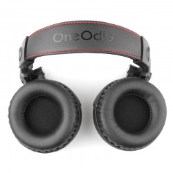 Fones de ouvido profissionais para estúdio de DJ - fone de ouvido estéreo com fio - com microfone