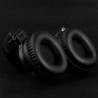 Fones de ouvido profissionais para estúdio de DJ - fone de ouvido estéreo com fio - com microfone