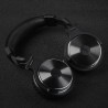 Fones de ouvido profissionais para estúdio de DJ - fone de ouvido estéreo com fio - com microfone