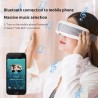 Massageador ocular inteligente - compressão de ar aquecido - olhos cansados - olheiras - massagem - relaxamento - Bluetooth