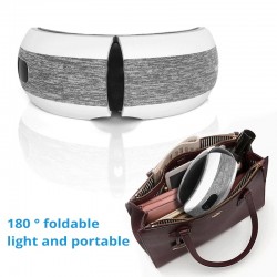Massageador ocular inteligente - compressão de ar aquecido - olhos cansados - olheiras - massagem - relaxamento - Bluetooth