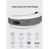 Massageador ocular inteligente - compressão de ar aquecido - olhos cansados - olheiras - massagem - relaxamento - Bluetooth