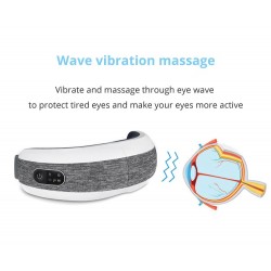 Massageador ocular inteligente - compressão de ar aquecido - olhos cansados - olheiras - massagem - relaxamento - Bluetooth