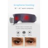 Massageador ocular inteligente - compressão de ar aquecido - olhos cansados - olheiras - massagem - relaxamento - Bluetooth