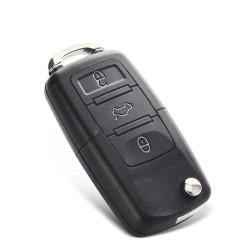 Estojo para chave remota de 2 / 3 botões - concha - para Volkswagen / SEAT / Skoda