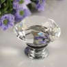 Decorative furniture knob - handle - drawer - wardrobe - crystal diamond - 30mmFurniture