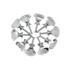 Decorative furniture knob - handle - drawer - wardrobe - crystal diamond - 30mmFurniture