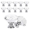 Decorative furniture knob - handle - drawer - wardrobe - crystal diamond - 30mmFurniture