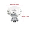 Decorative furniture knob - handle - drawer - wardrobe - crystal diamond - 30mmFurniture