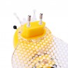 Luz noturna LED - tomada de parede - com sensor - abelha de desenho animado