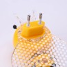 Luz noturna LED - tomada de parede - com sensor - abelha de desenho animado