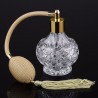 Frasco de perfume de vidro - com atomizador vintage - spray de bomba - 80 ml -