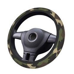 Capa antiderrapante para volante de carro - estampa camuflada