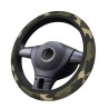 Capa antiderrapante para volante de carro - estampa camuflada