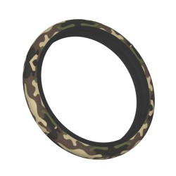 Capa antiderrapante para volante de carro - estampa camuflada