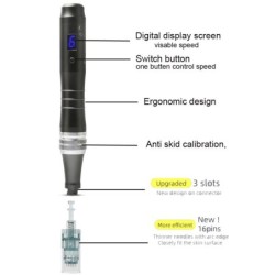Dr.Pen - Ultima M8 W - caneta derma profissional - sem fio - microagulha elétrica para pele