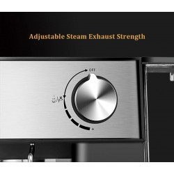 BioloMix - máquina de café - para café expresso / cappuccino / latte / mocha - com bocal de leite - 20 Bar