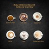 BioloMix - máquina de café - para café expresso / cappuccino / latte / mocha - com bocal de leite - 20 Bar