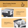 BioloMix - máquina de café - para café expresso / cappuccino / latte / mocha - com bocal de leite - 20 Bar