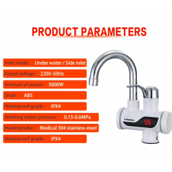 Faucet with electric instant hot water heaterKitchen faucets