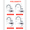 Faucet with electric instant hot water heaterKitchen faucets