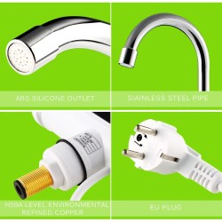 Faucet with electric instant hot water heaterKitchen faucets