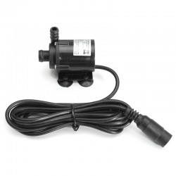 Mini bomba de água sem escovas - motor submersível - 800L/H 5m - 12V / 24V