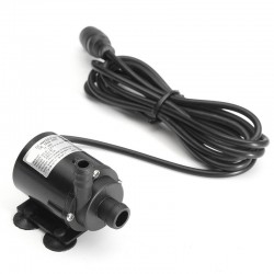 Mini bomba de água sem escovas - motor submersível - 800L/H 5m - 12V / 24V