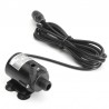 Mini bomba de água sem escovas - motor submersível - 800L/H 5m - 12V / 24V