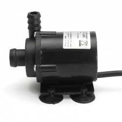 Mini bomba de água sem escovas - motor submersível - 800L/H 5m - 12V / 24V