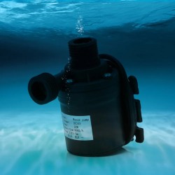 Mini bomba de água sem escovas - motor submersível - 800L/H 5m - 12V / 24V