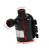 Mini bomba de água sem escovas - motor submersível - 800L/H 5m - 12V / 24V