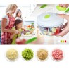 Fatiador manual de carne / legumes / frutas - picador multifuncional