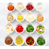 Fatiador manual de carne / legumes / frutas - picador multifuncional