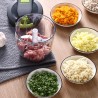 Fatiador manual de carne / legumes / frutas - picador multifuncional