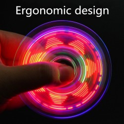 Luminous fidget spinner - transparent pattern - LED- glow in the darkFidget Spinner
