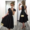 Vestido sexy - sem costas - estampa floral patchwork