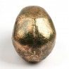 Crânio humano feito de resina artesanal - bronze