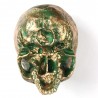 Crânio humano feito de resina artesanal - bronze
