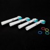 Cabeça de escova de dentes elétrica - para Oral B 3D - 4 peças -