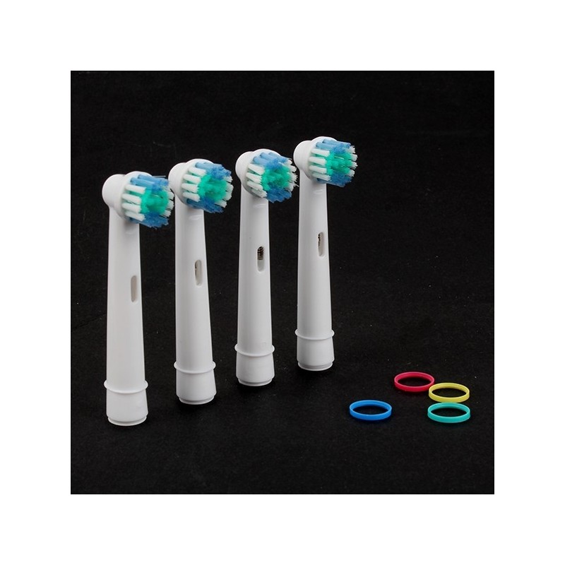 Cabeça de escova de dentes elétrica - para Oral B 3D - 4 peças -